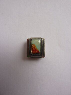 Catholic Link for Nomination-Style Italian Charm Bracelet